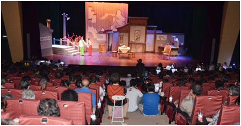 百姓戏，百姓演，百姓演给百姓看，《板桥霜》演出座无虚席闵行区新虹街道供图